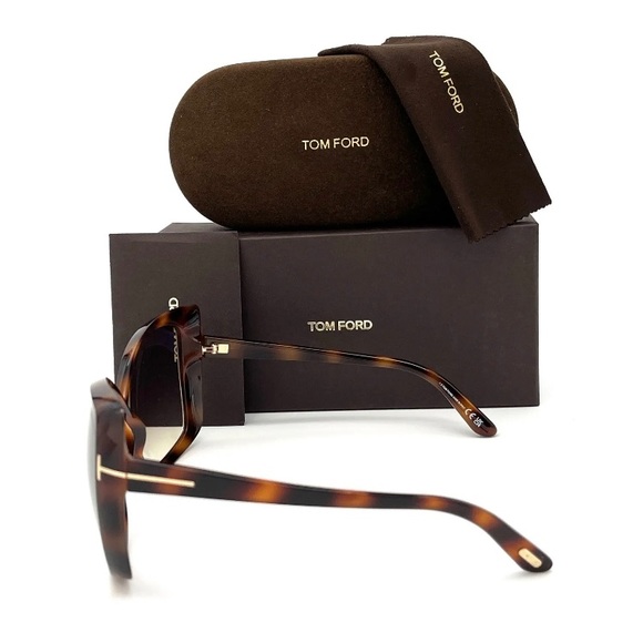 Tom Ford JASMIN FT0943 53F Blonde Havana / Brown Gradient 63mm Sunglasses TF0943 - Picture 3 of 4